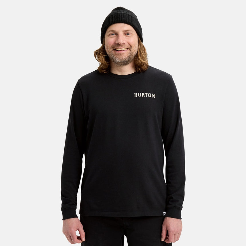 BURTON Heavyweight Photo Long Sleeve Tee - True Black