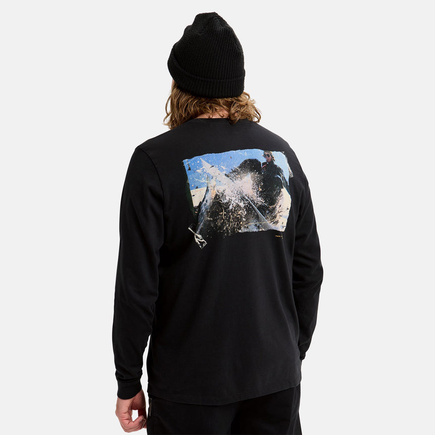 BURTON Heavyweight Photo Long Sleeve Tee - True Black