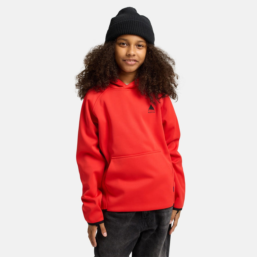 BURTON Kids' Crown Weatherproof Pullover Hood - Flame Scarlet