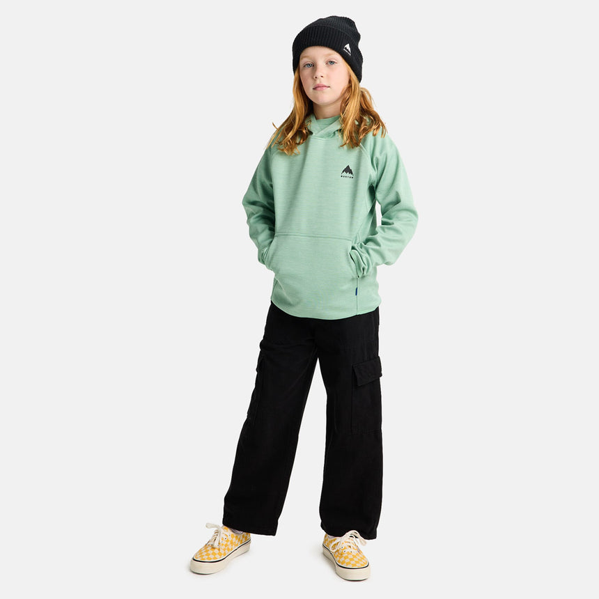 BURTON Kids' Crown Weatherproof Pullover Hood - Soft Sage Heather