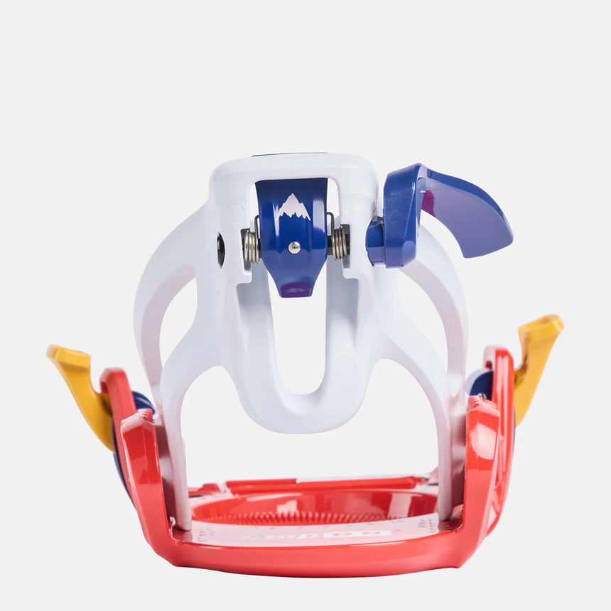 BURTON Kids' Grom Step On Bindings 2026 - White/Multi