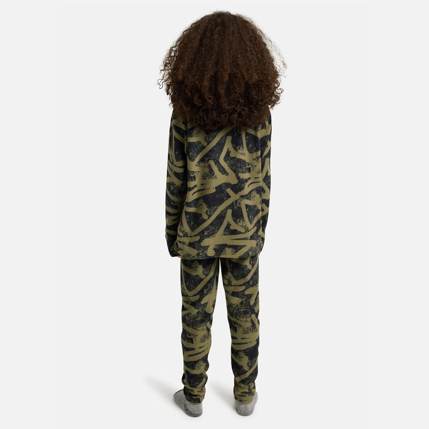 BURTON Kids' Heavyweight Fleece Set - Forest City Streets