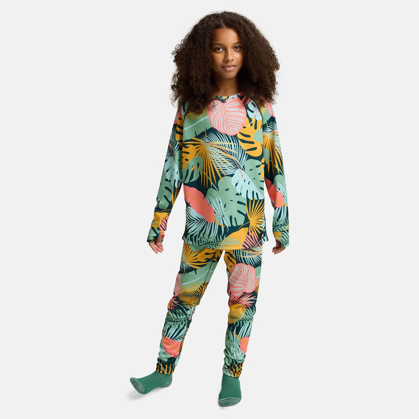 BURTON Kids' Lightweight Base Layer Set - Oversized Tropical