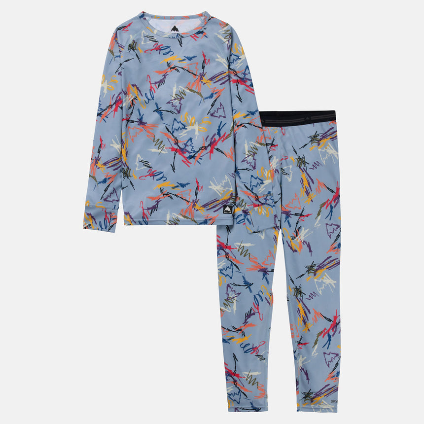 BURTON Kids' Lightweight Base Layer Set - Scribble