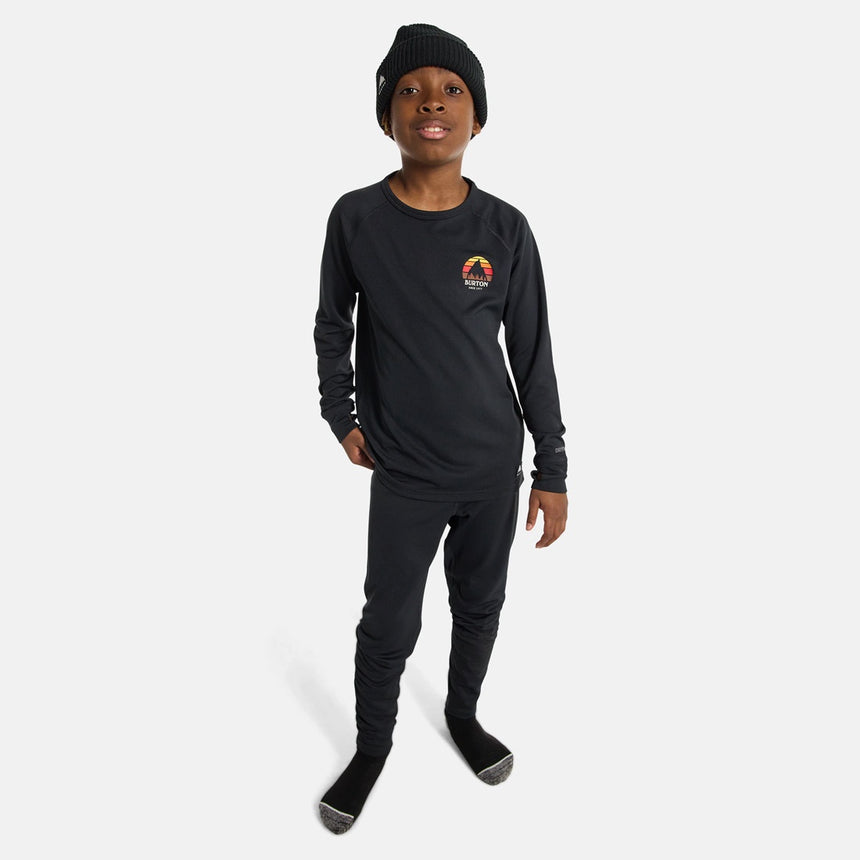 BURTON Kids' Lightweight Fleece Set - True Black