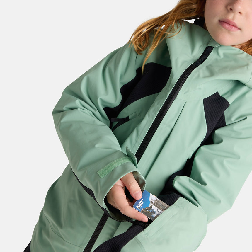BURTON Kids' Outbeam 3L Jacket System 2026 - Soft Sage/True Black