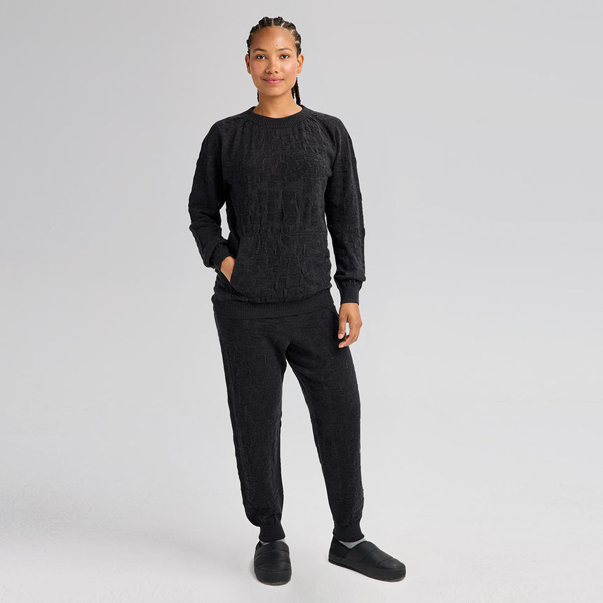 BURTON MINE77 3D Knit Merino Crew - Charcoal