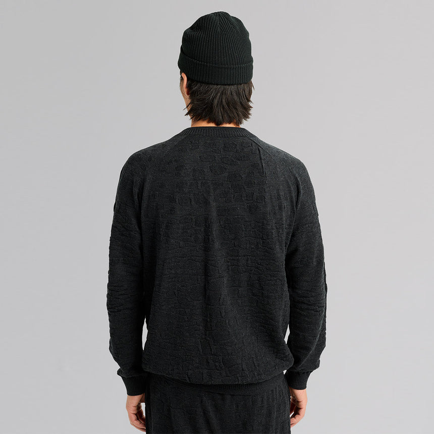 BURTON MINE77 3D Knit Merino Crew - Charcoal