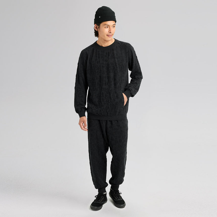 BURTON MINE77 3D Knit Merino Crew - Charcoal
