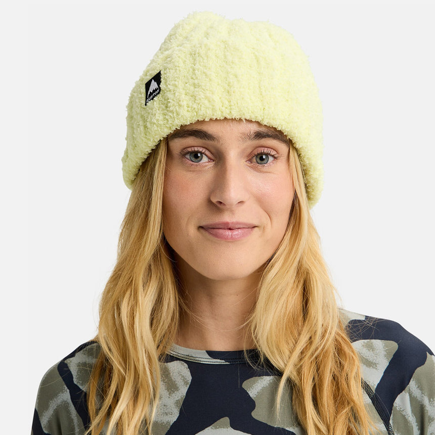 BURTON Plush Beanie - Glow Yellow Green