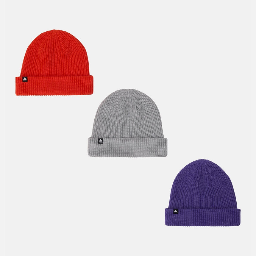 BURTON Recylced DND Beanie 3-Pack - Prism Violet/Fiesta Red/Gray Cloud