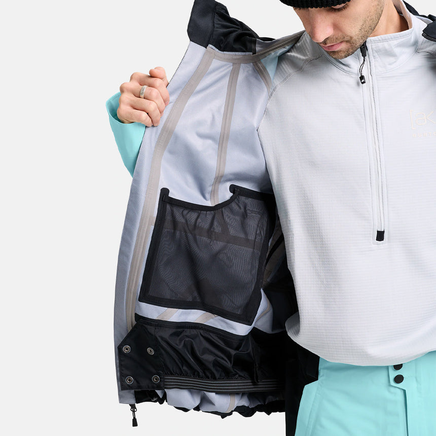 BURTON Reserve 3L Jacket - True Black/Light Teal