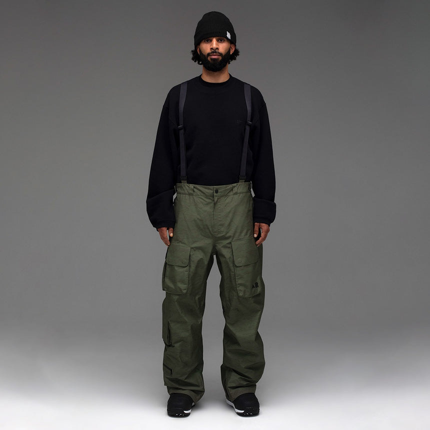 BURTON UNDEFEATED Gore-Tex 2L Bib Pant - Olive Camo