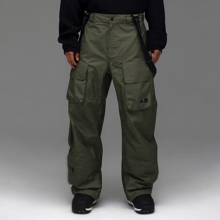 BURTON UNDEFEATED Gore-Tex 2L Bib Pant - Olive Camo