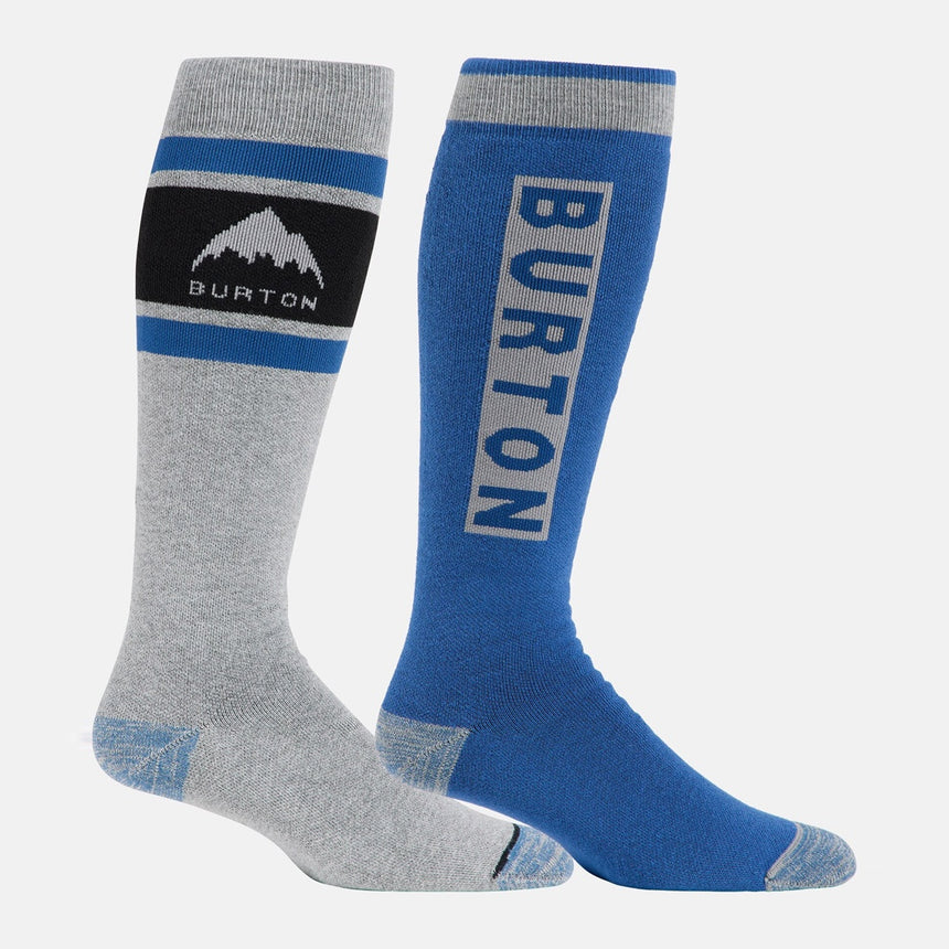 BURTON Weekend Midweight Sock 2-Pack - Gray Cloud