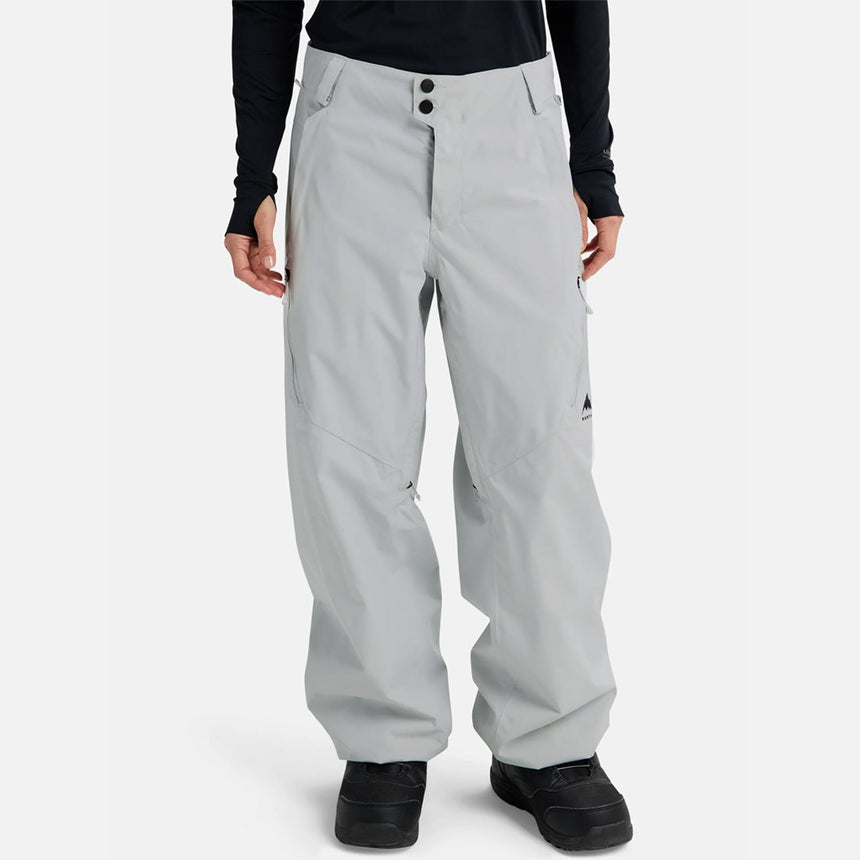 BURTON Women's Reserve 2L Relaxed Pant 2026 - Gray Cloud