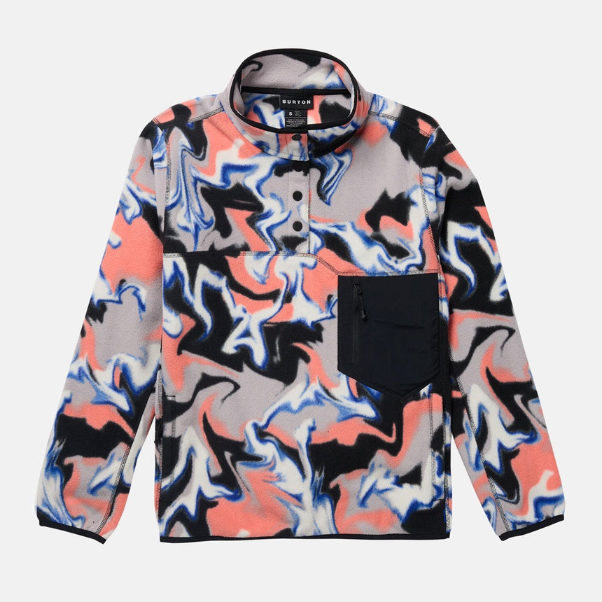 BURTON Women's Cinder Fleece Pullover - Dazed