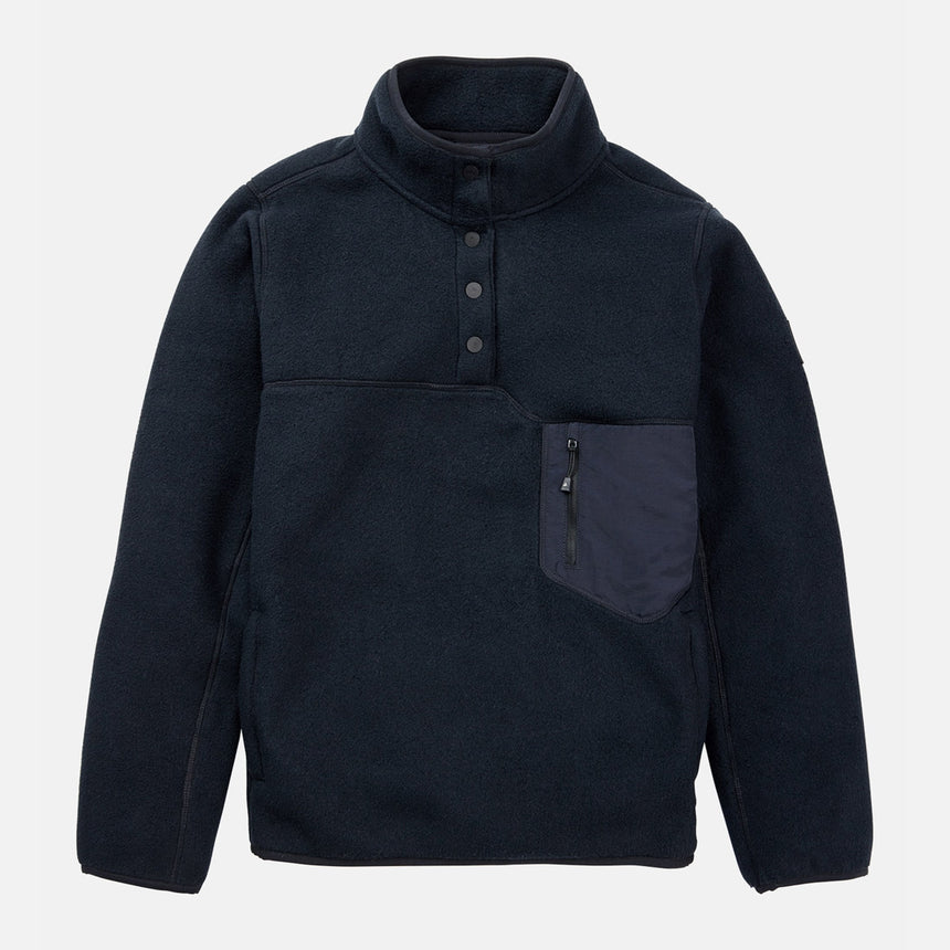 BURTON Women's Cinder Fleece Pullover - True Black