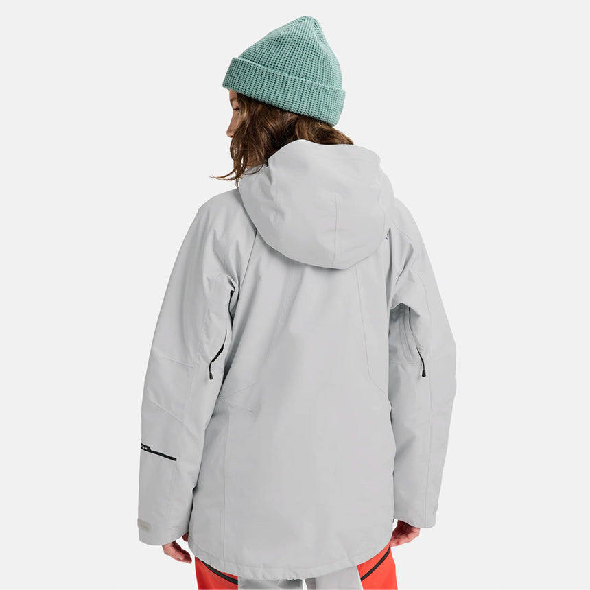 BURTON Women's Gore-Tex 2L Reserve Insulated Jacket 2026 - Gray Cloud