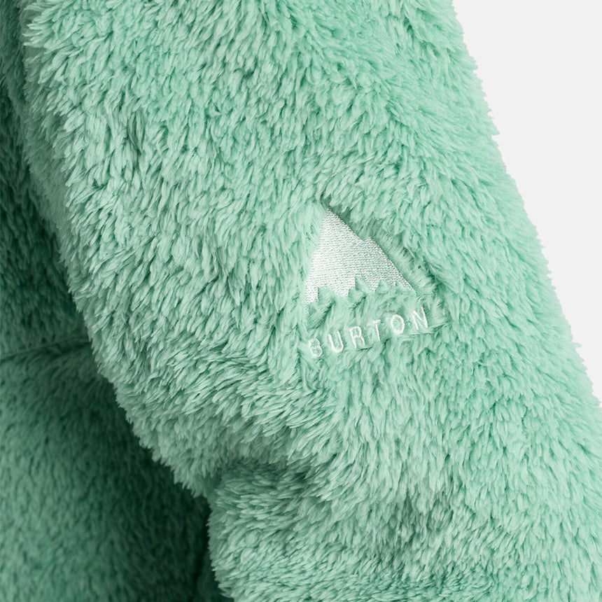 BURTON Women's Minxy Hi-Loft Fleece Full Zip Hood - Soft Sage