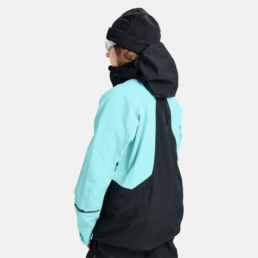 BURTON Women's Reserve 3L Jacket - True Black/Light Teal