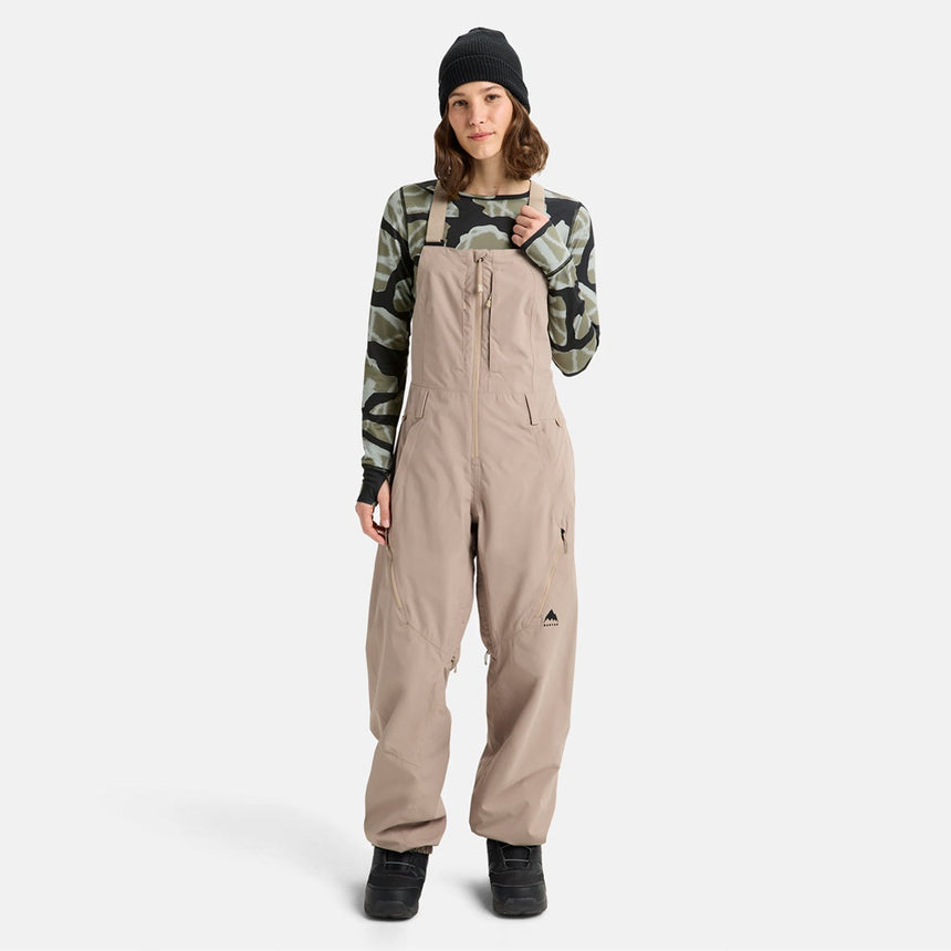 BURTON Women's Reserve 2L Bib Pant 2026 - Summit Taupe