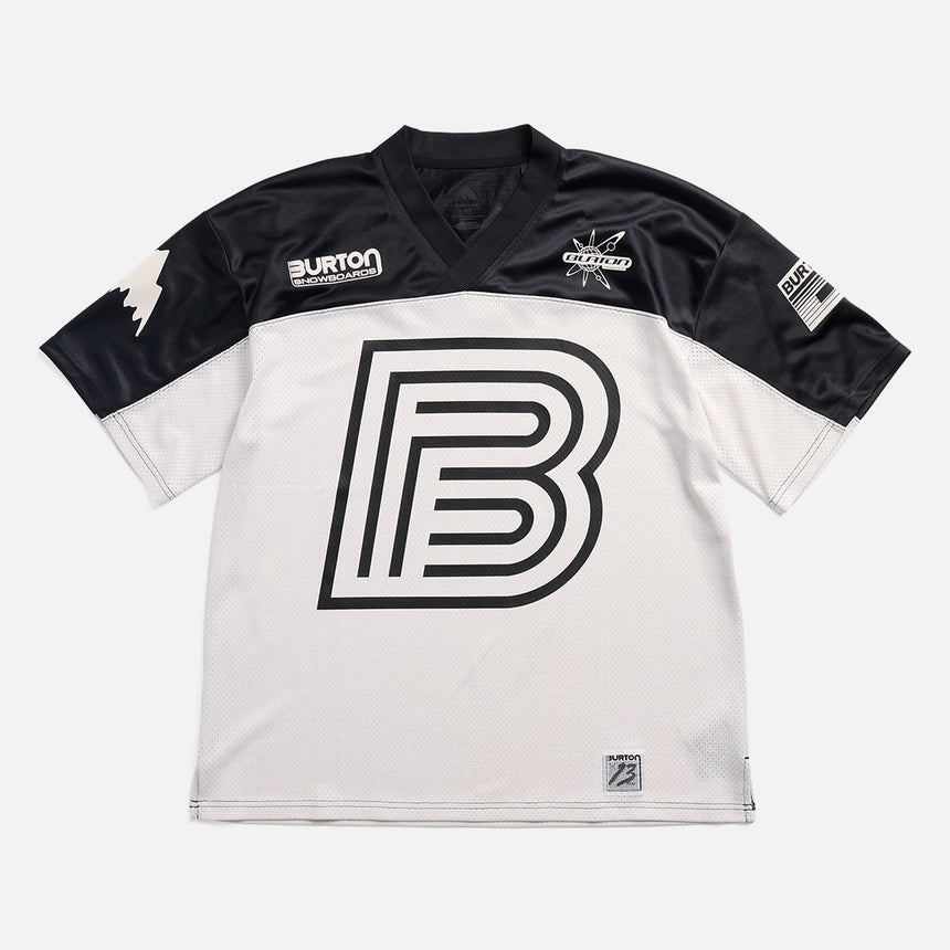 BURTON ZEB Jersey Shirt - Stout White/True Black