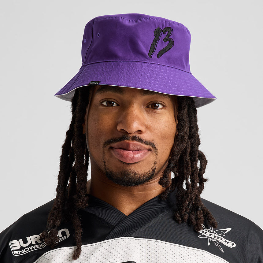 BURTON ZEB Reversible Bucket Hat - Planet Purple