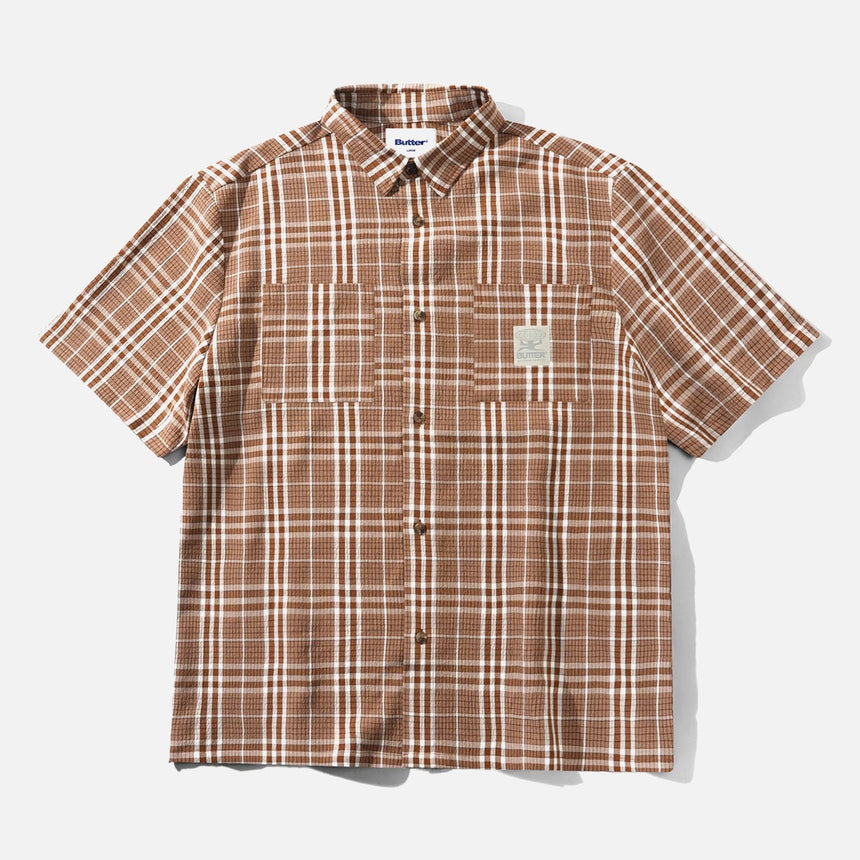 BUTTER GOODS Equipment S/S Shirt - Maple