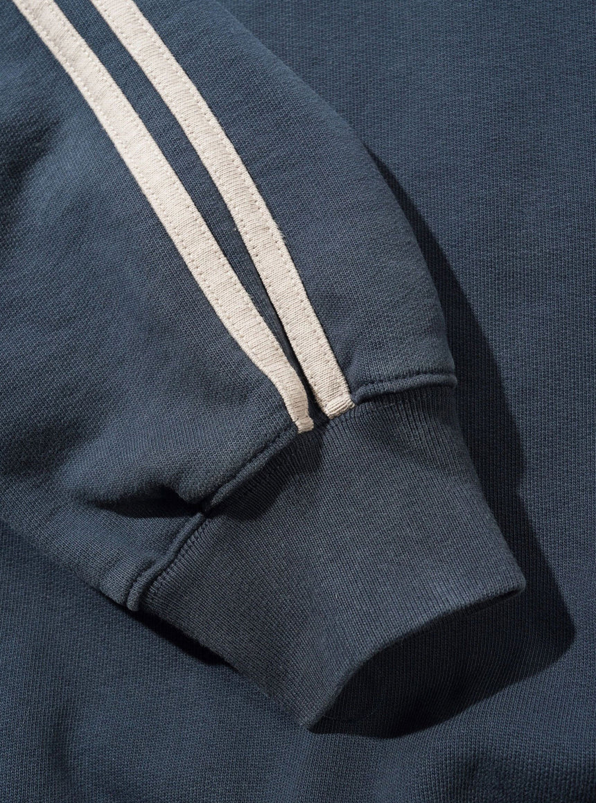 BUTTER GOODS Abseil 1/4 Zip Sweater - Navy