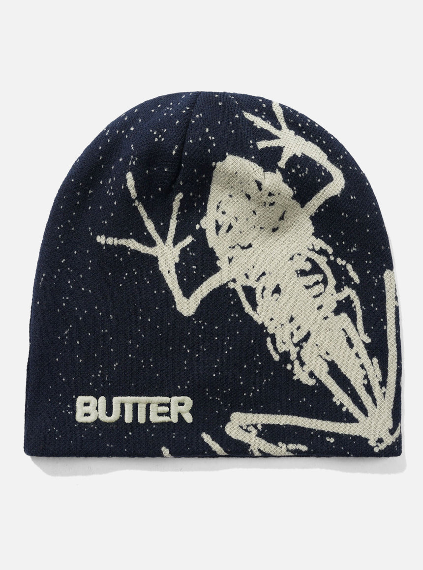 BUTTER GOODS Amphibian Skully Beanie - Midnight
