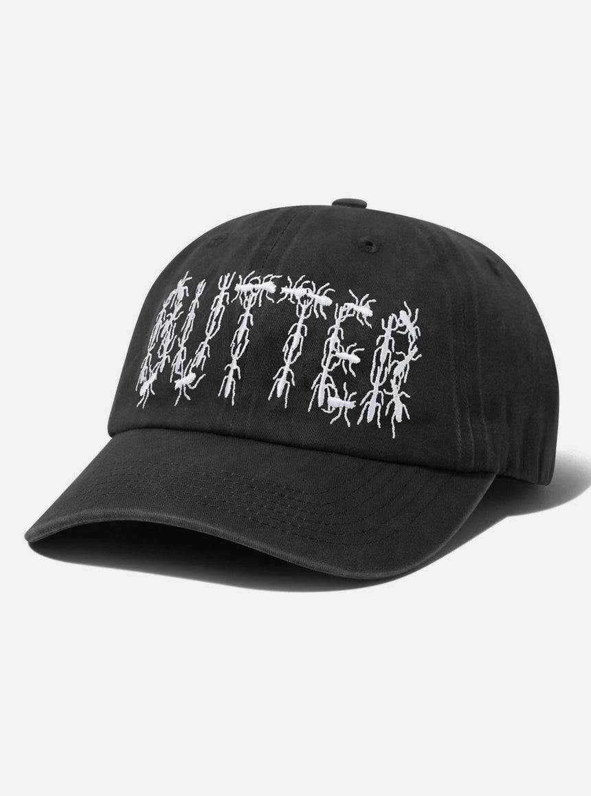 BUTTER GOODS Ants 6 Panel Cap - Washed Black