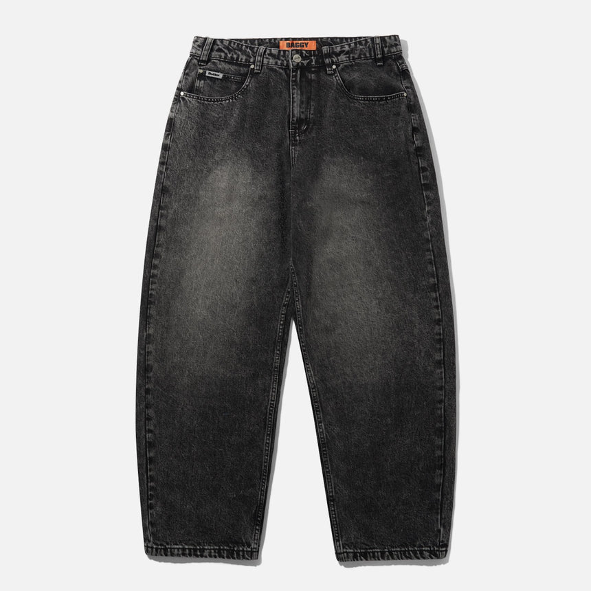 BUTTER GOODS Baggy Denim Jeans - Distressed Black