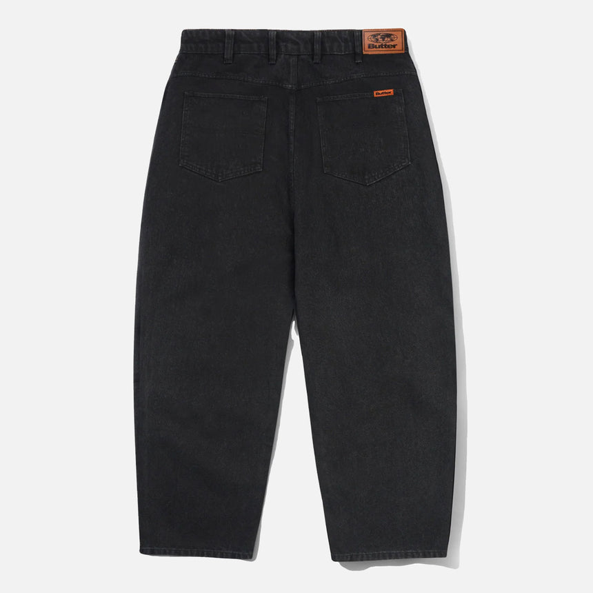 BUTTER GOODS Baggy Denim Jeans - Flat Black