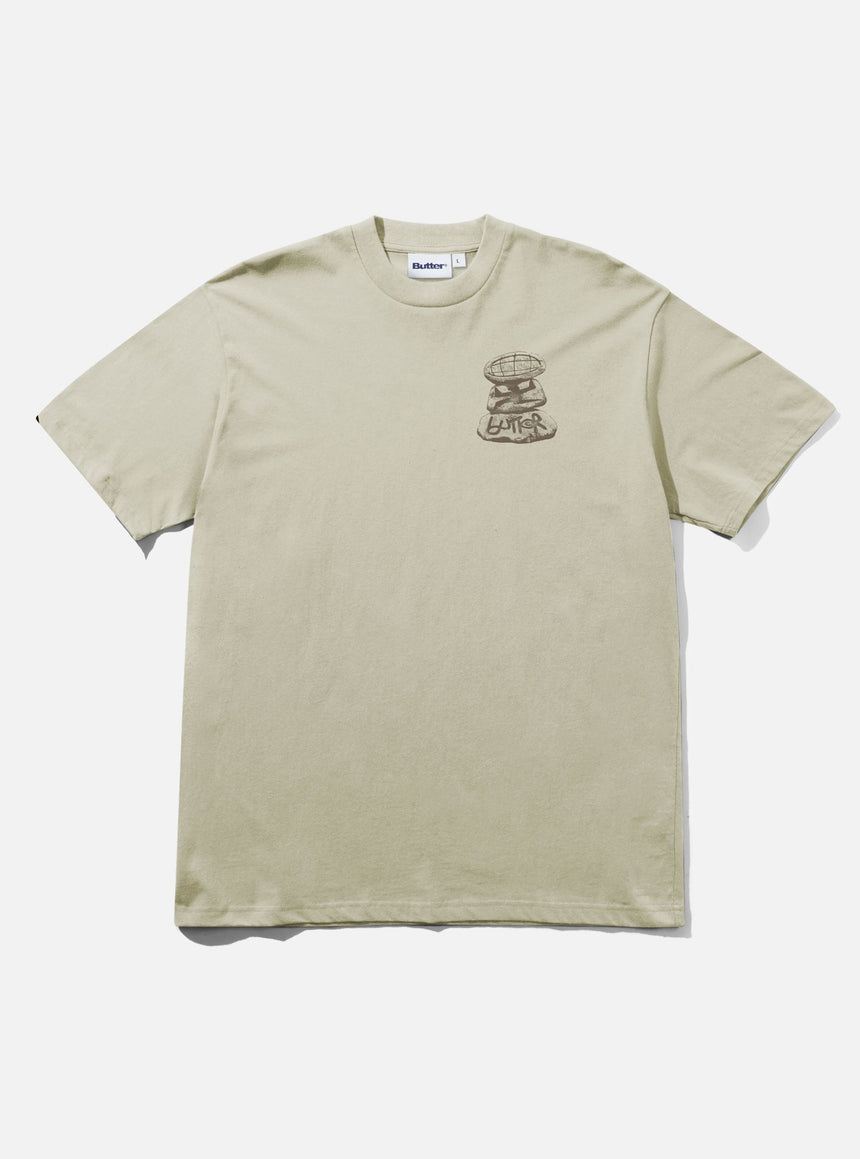 BUTTER GOODS Boulder Terrain Tee - Stone