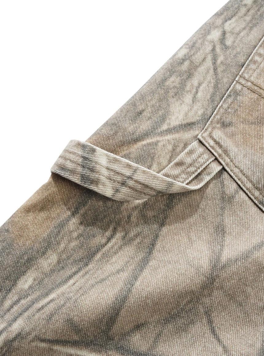 BUTTER GOODS Carpenter Shorts - Forest Camo