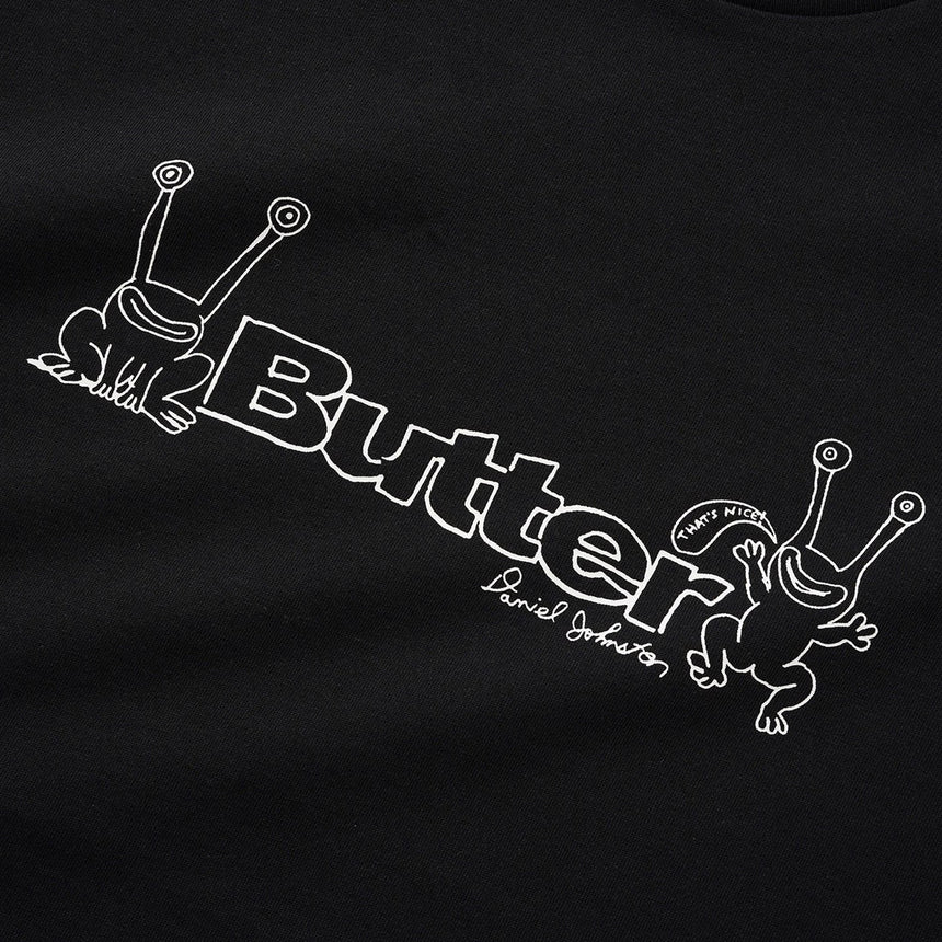 BUTTER GOODS Frog Logo Tee - Black
