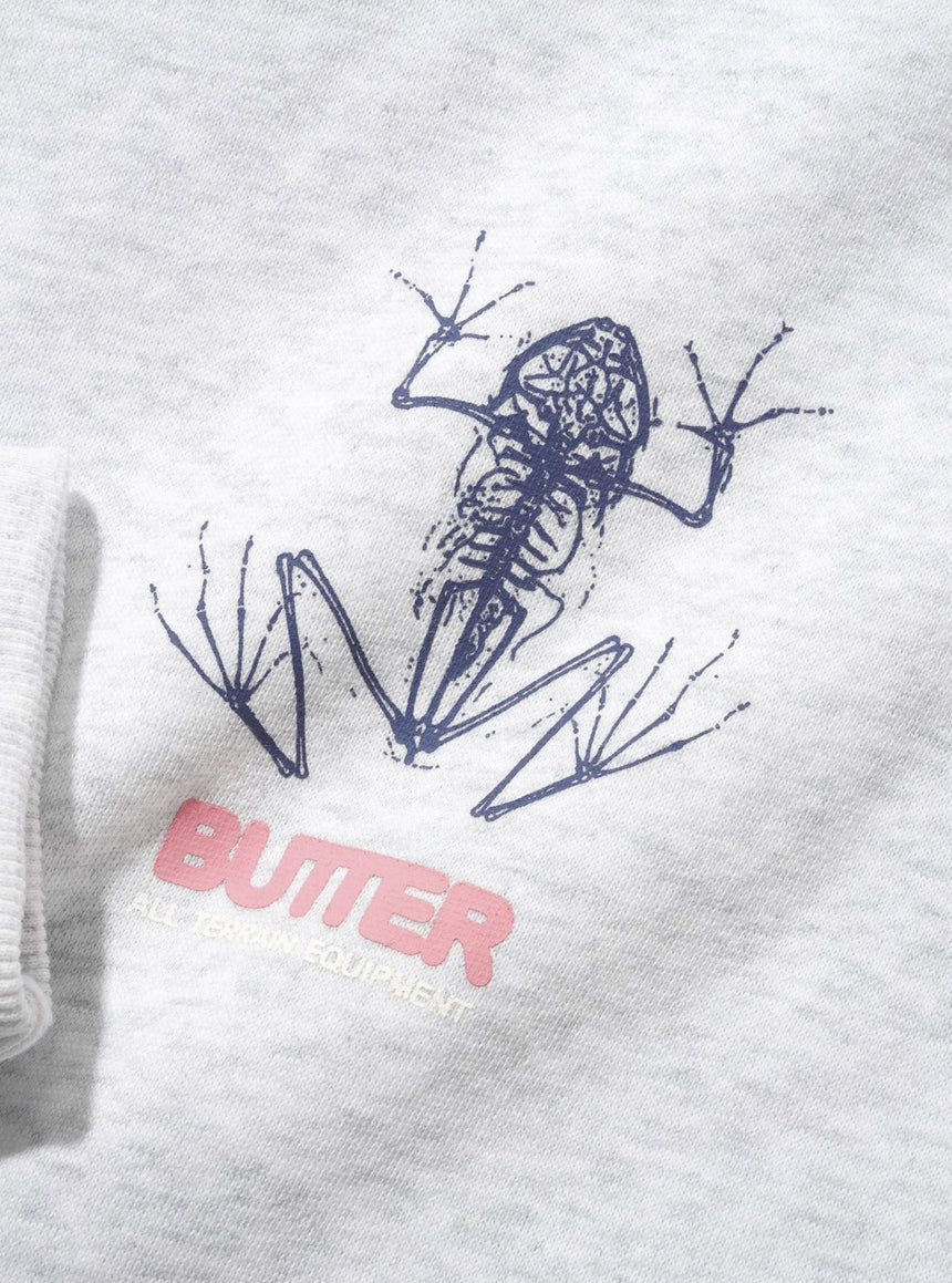 BUTTER GOODS Leap Pullover Hood - Ash