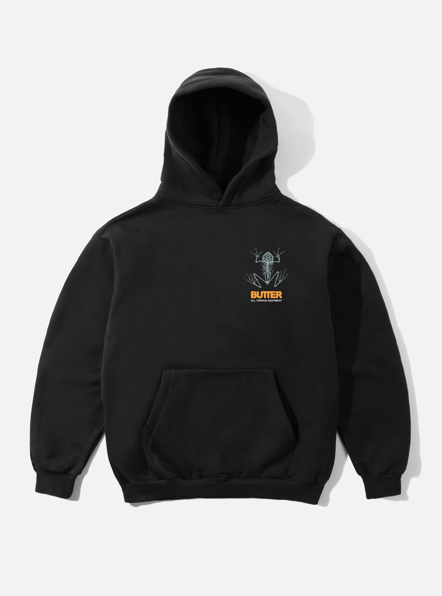 BUTTER GOODS Leap Pullover Hood - Black