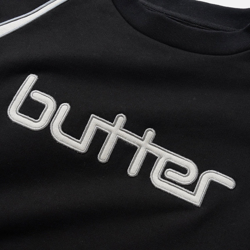 BUTTER GOODS Match Crewneck - Black