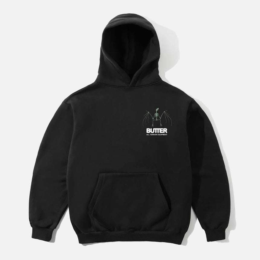 BUTTER GOODS Nocturnal Pullover Hood - Black