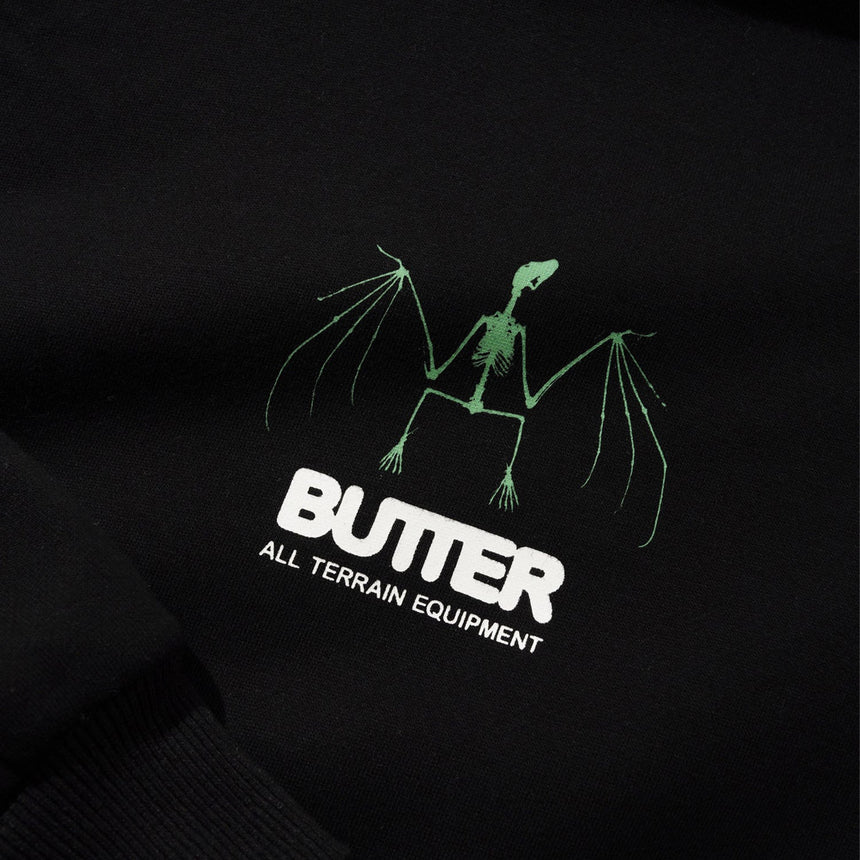 BUTTER GOODS Nocturnal Pullover Hood - Black