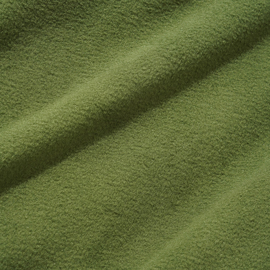 BUTTER GOODS Polartec 1/4 Zip Pullover - Army