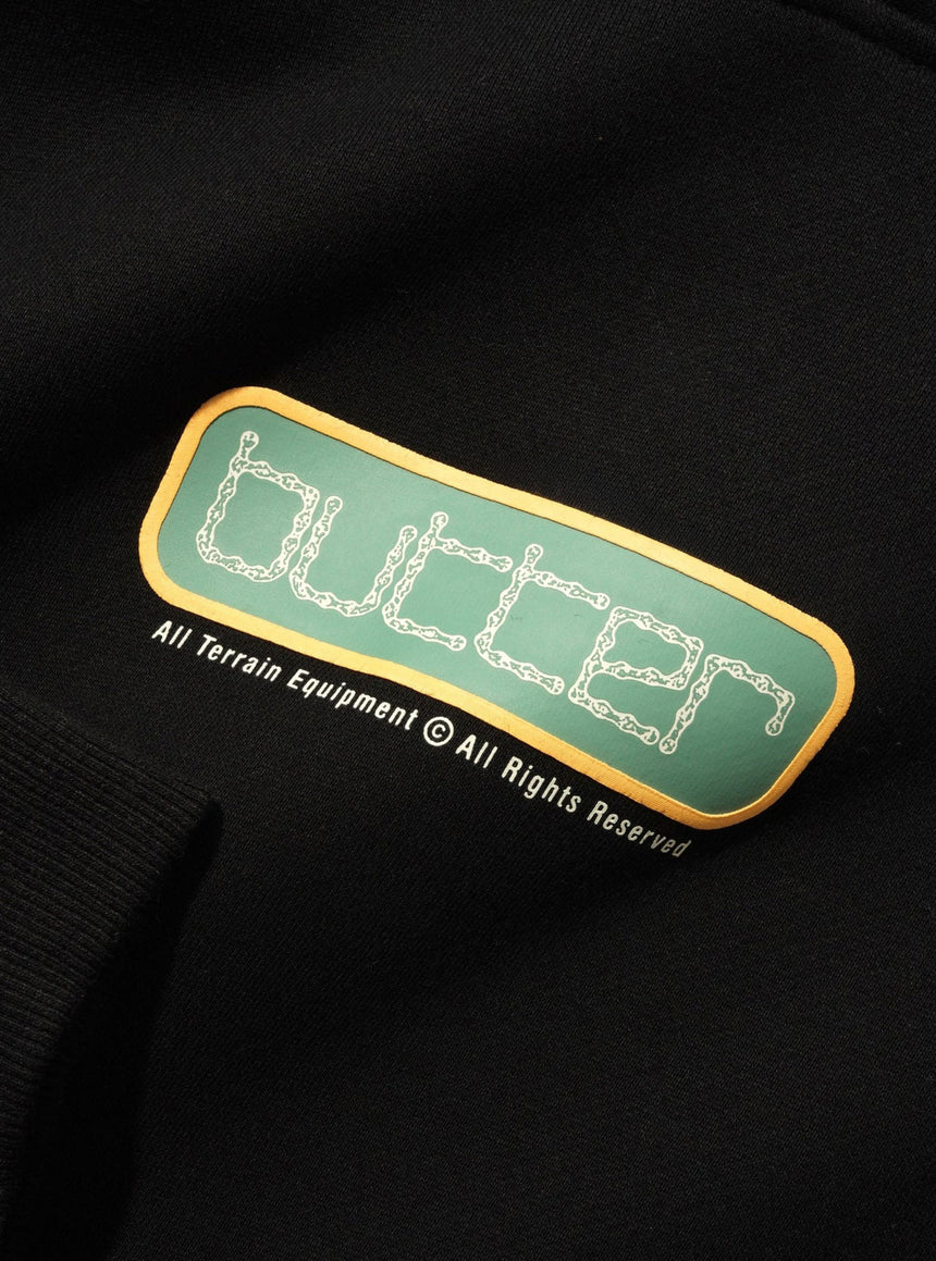 BUTTER GOODS Reserved Pullover Hood - Black