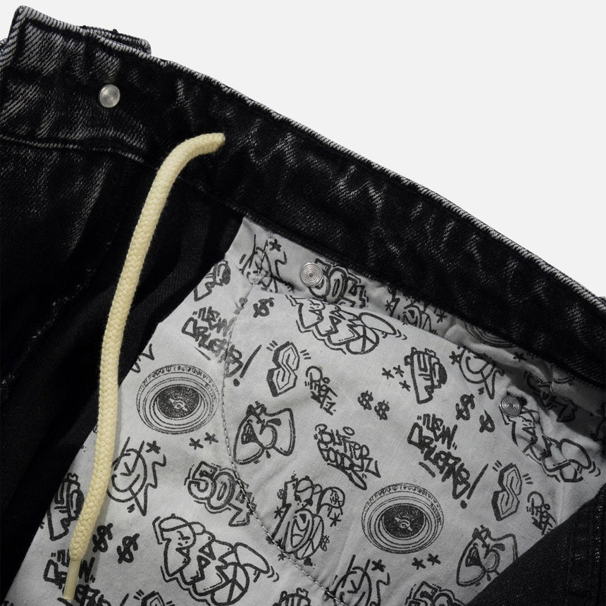 BUTTER GOODS Santosuosso Denim Jeans - Stonewash Black