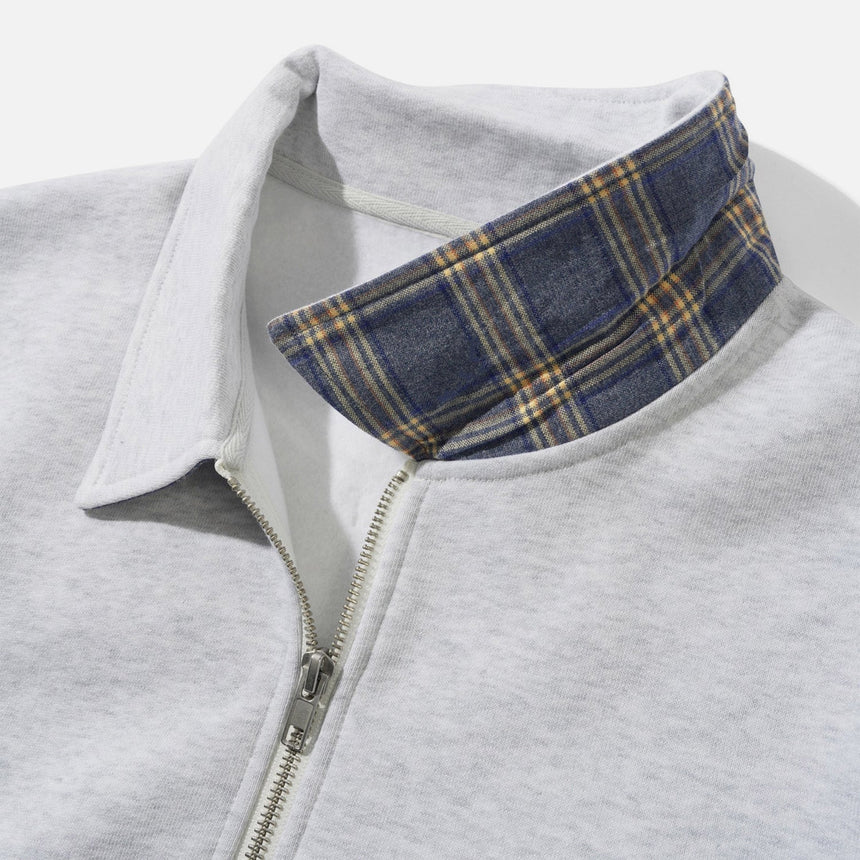 BUTTER GOODS Sketch 1/4 Zip Sweater - Ash