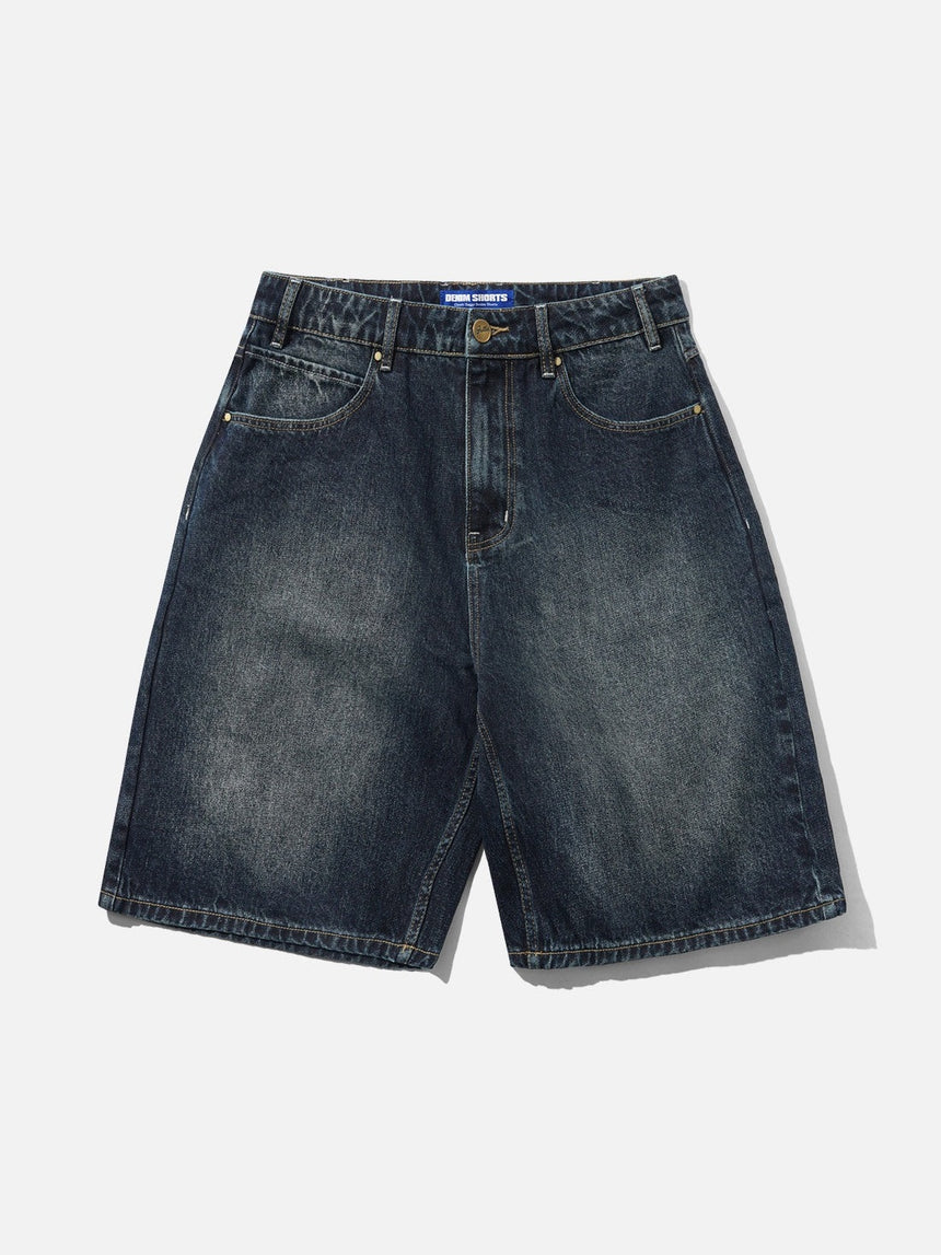 BUTTER GOODS Solar Fade Denim Shorts - Blue Tint Ripple