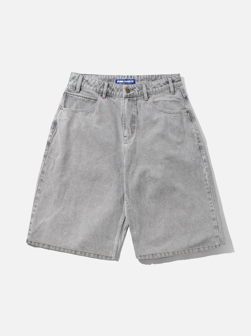 BUTTER GOODS Solar Fade Denim Shorts - Grey Wash