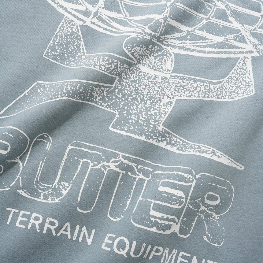 BUTTER GOODS Terrain Pullover Hood - Ice