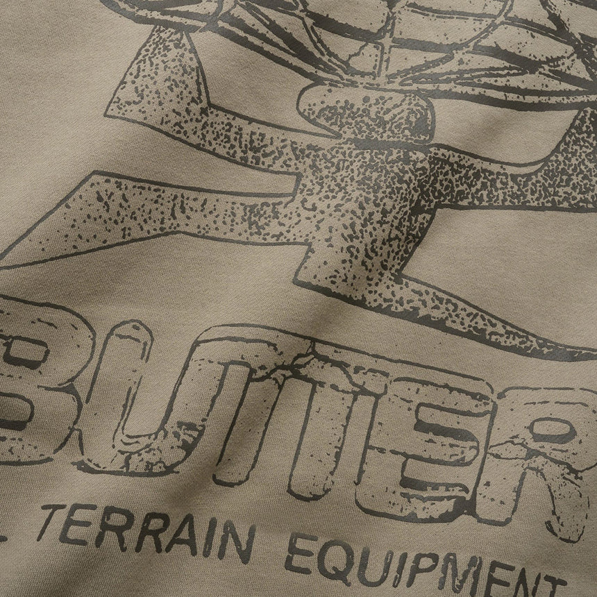 BUTTER GOODS Terrain Pullover Hood - Stone